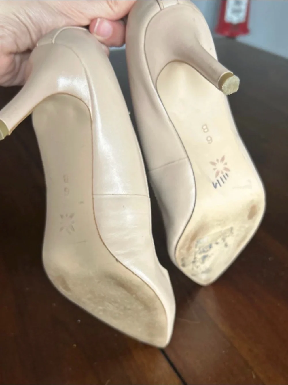 BCBGeneration Nude Pointed-Toe Heels - Picture 5 of 5